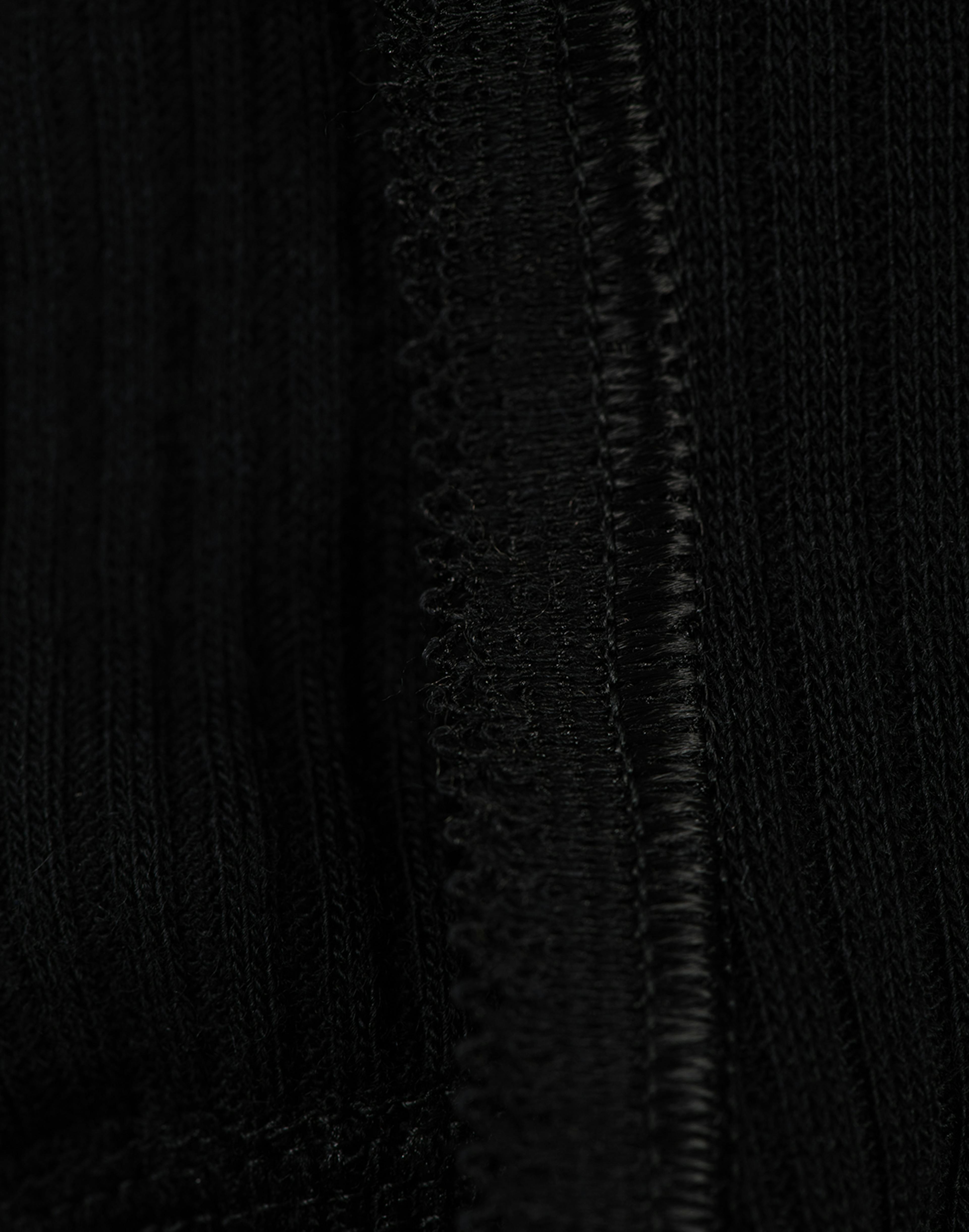 Women's merino wool midi briefs - Black - Dilling