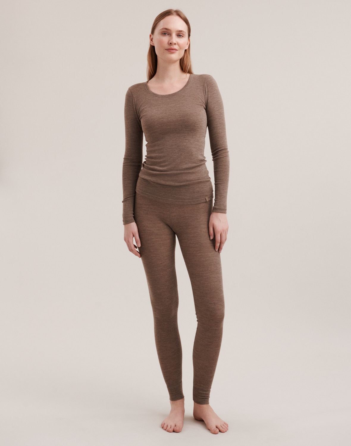 Legging en laine de m rinos pour femme