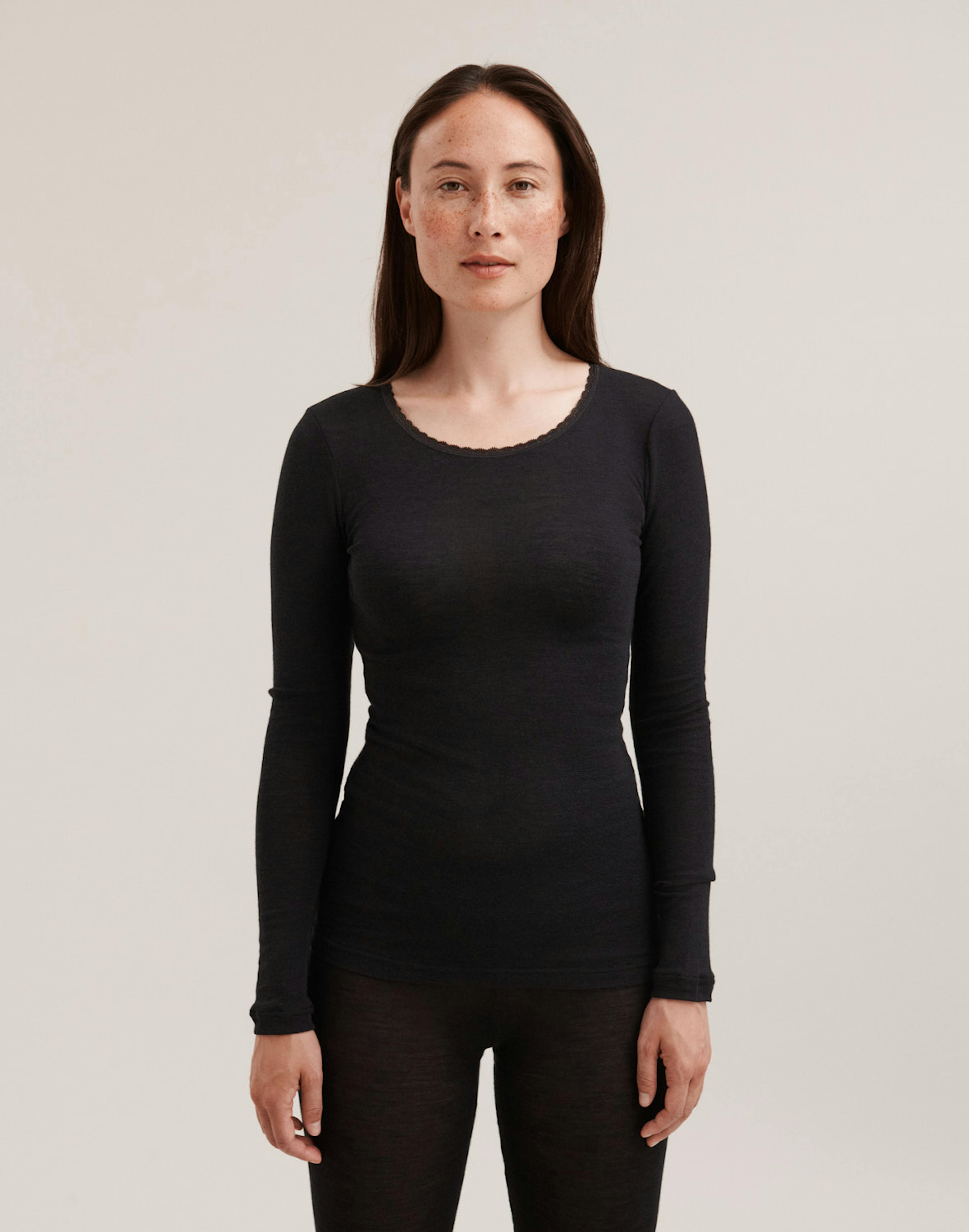 Woolen Silk - Long-Sleeved Top