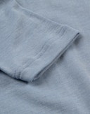 Bluse i merinould/silke til kvinder Nordisk blå