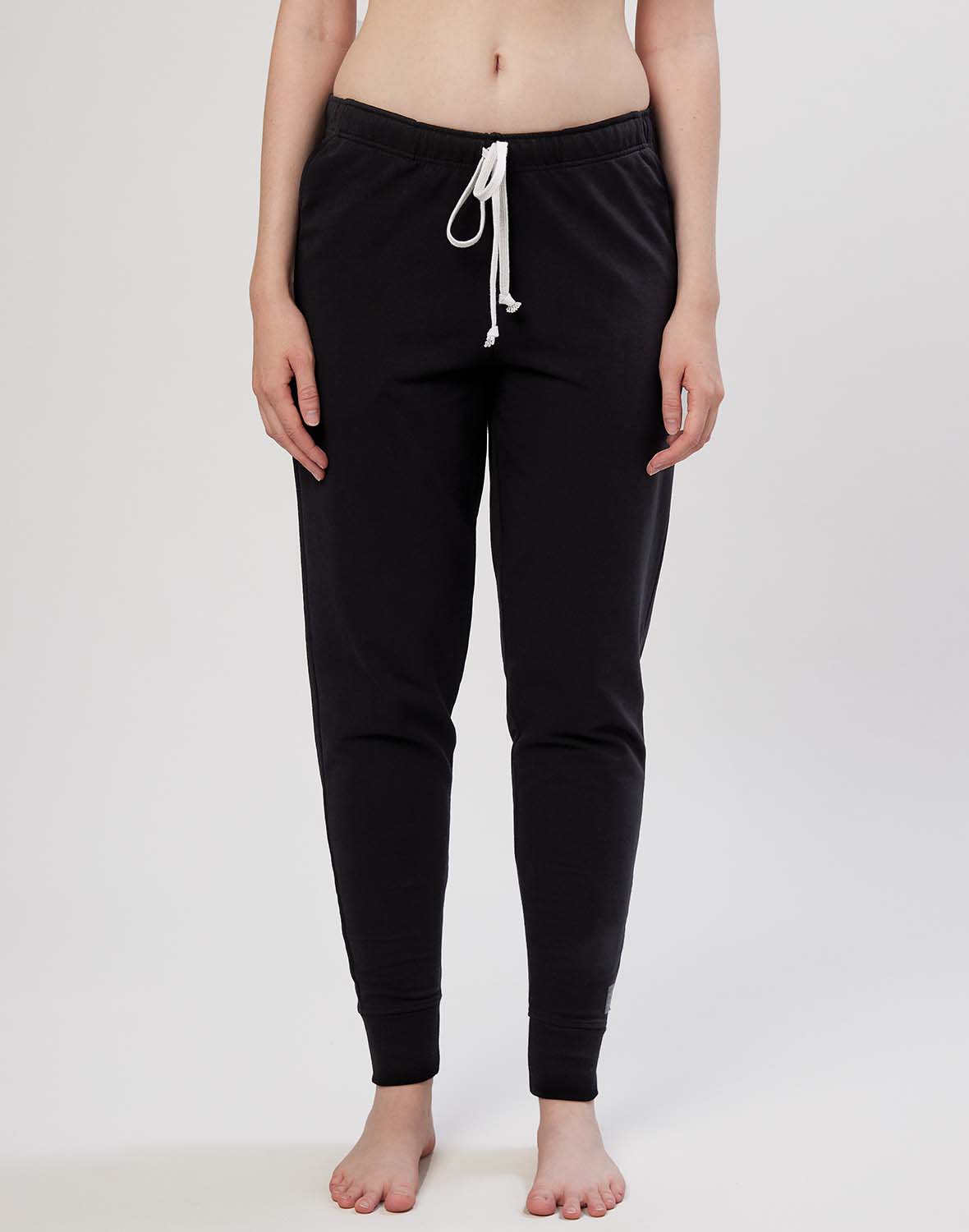 Pantalon de jogging en coton pour femme Noir - Noir - Dilling
