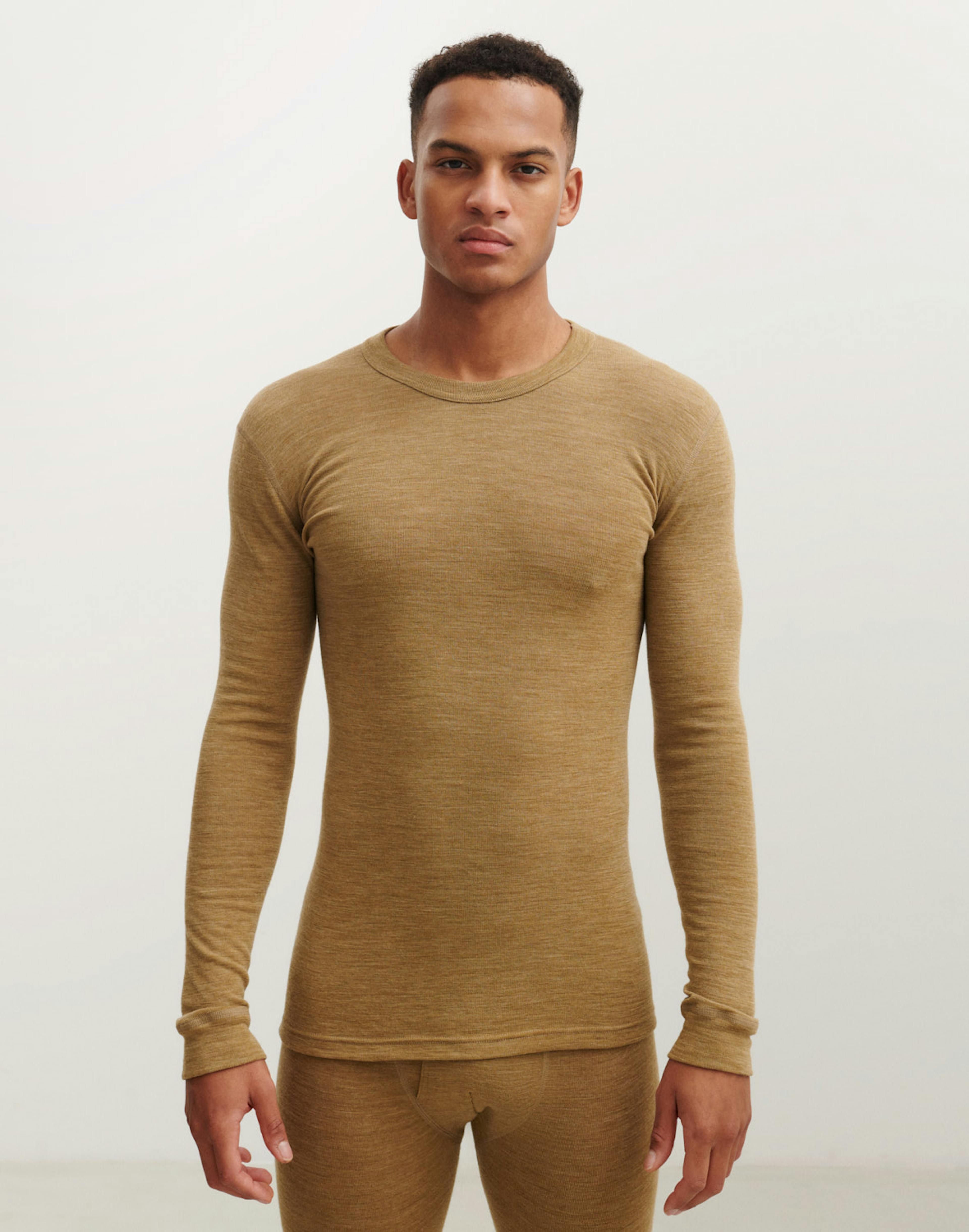 Men's Wool Long Sleeve Base Layer