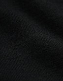 Men's merino wool long johns with fly Black