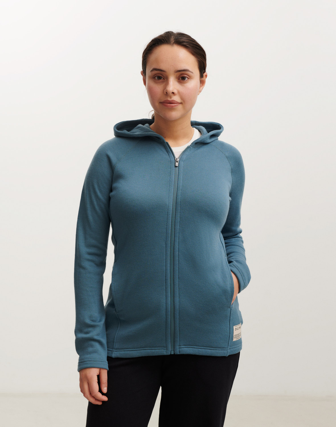 Merino wool full zip on sale hoodie