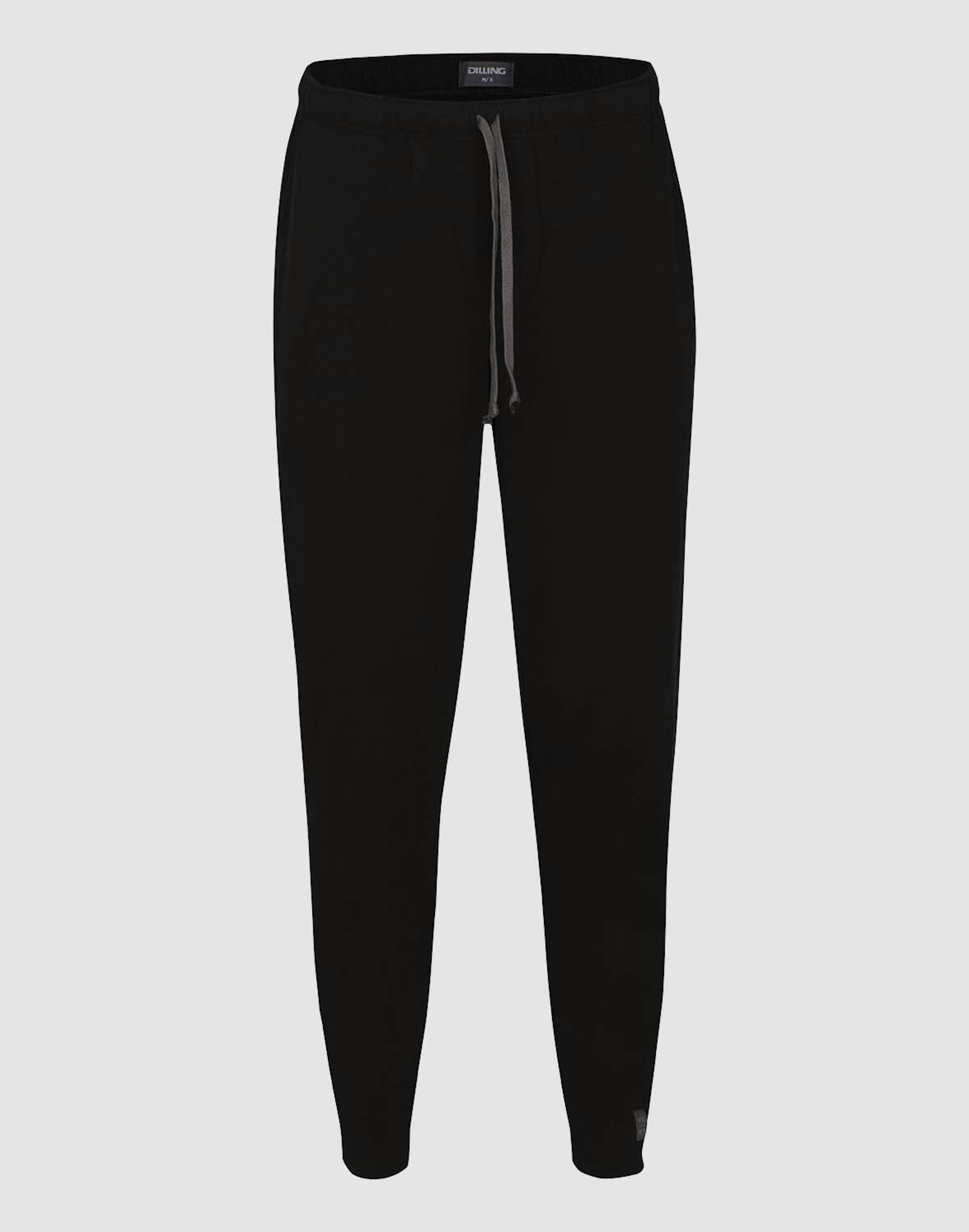 Jogginghose für Damen aus Baumwolle schwarz