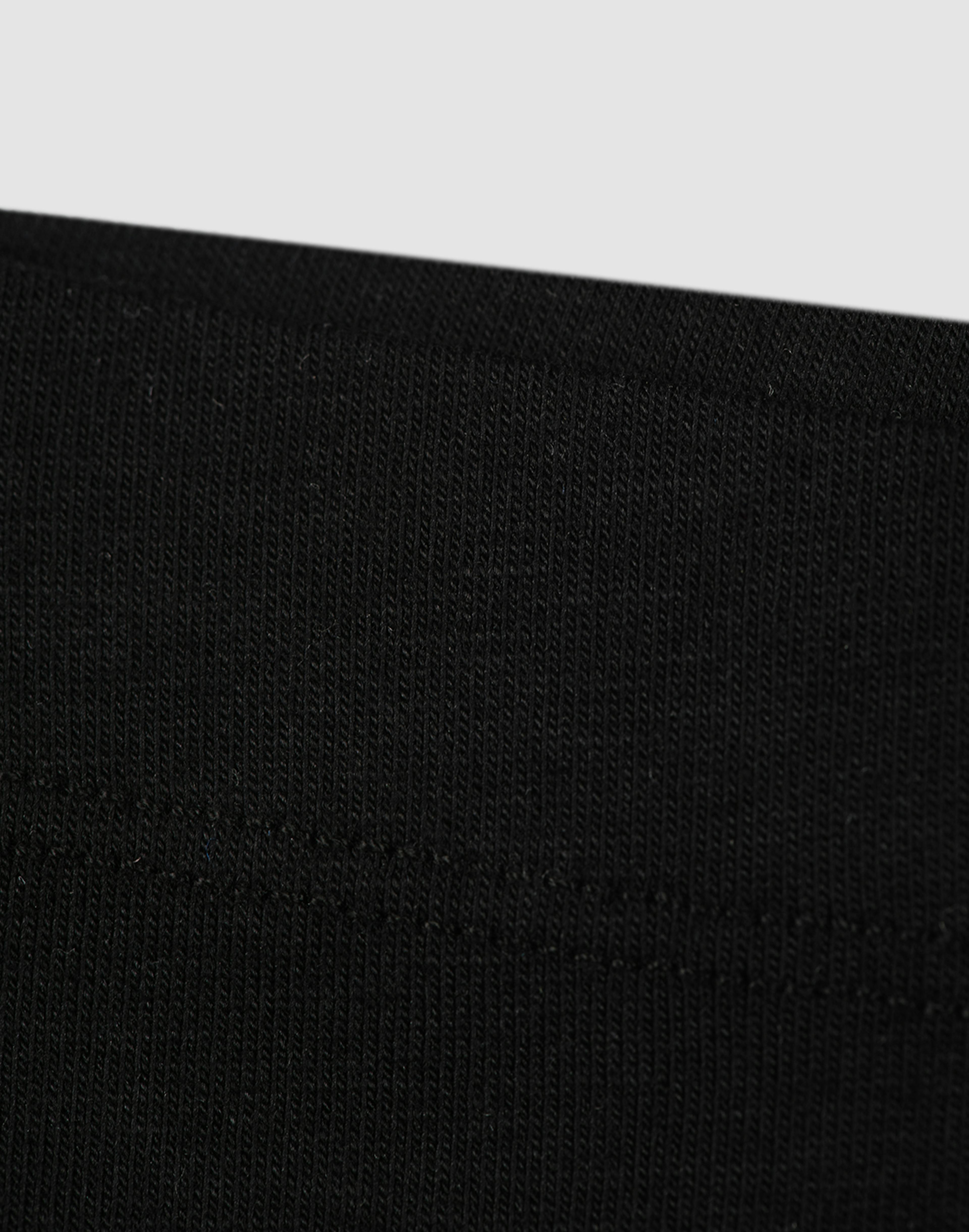 Damen-Slip mit hohem Bund aus Baumwolle - Schwarz - Dilling